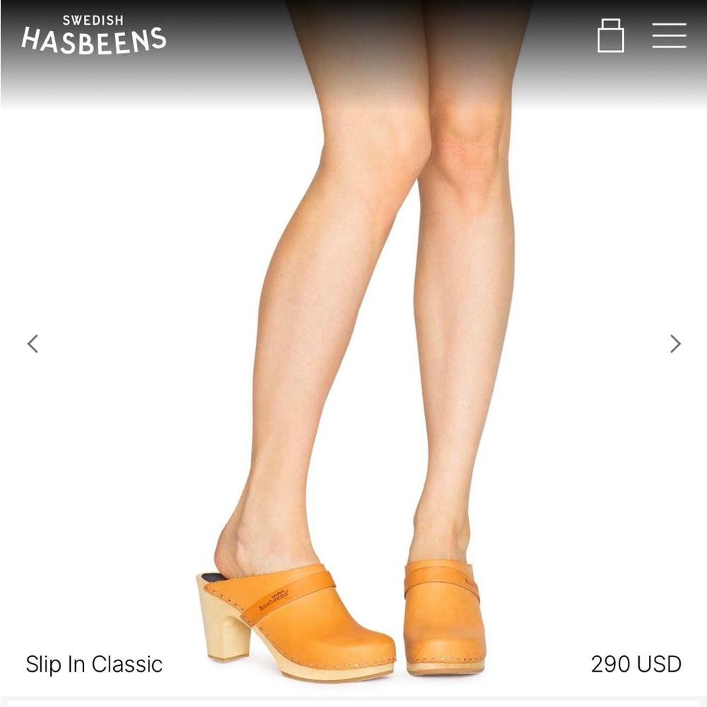 Swedish Hasbeen Slip-in Classic - Size 8/38